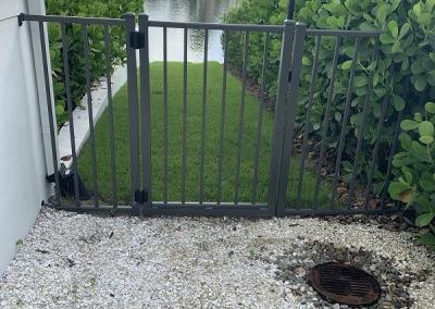 Residential Aluminum Side Access Gate