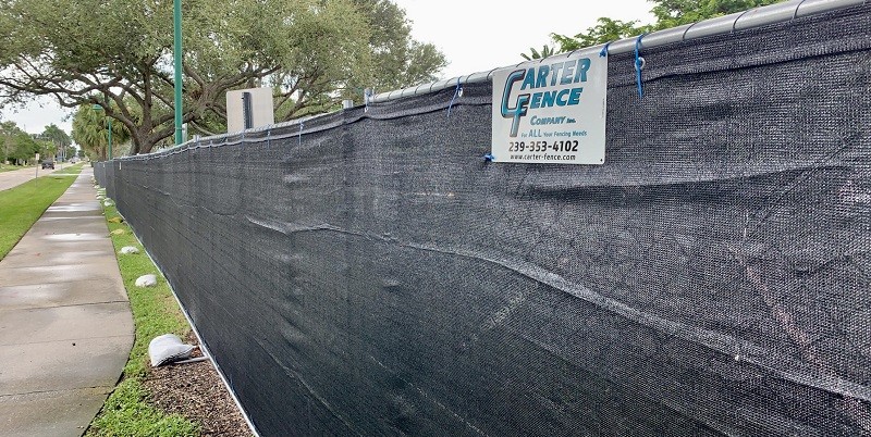 Temporary construction fencing fort myers