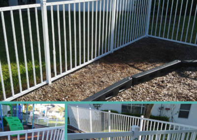 2 rail White Aluminum_naples fl_carter fence