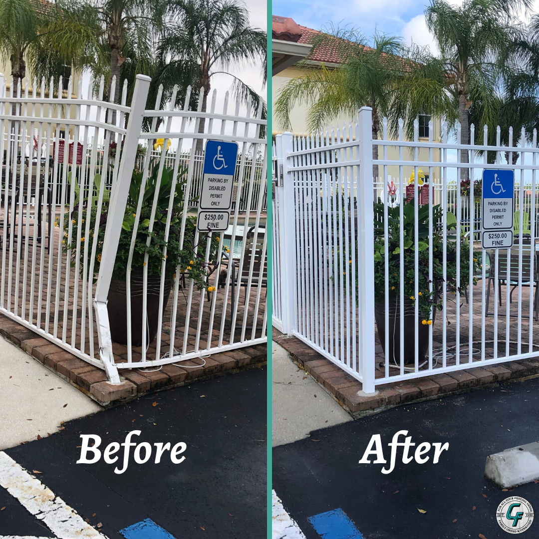 Aluminum Fence Repair Fort Myers