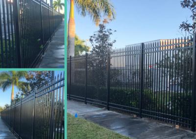 Pressed spear - 4rail aluminum fence - alumiguard_naples fl_carter fence